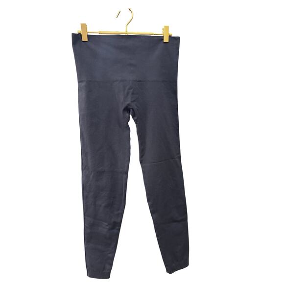 SPANX Leggings Navy Size XL High Rise Shaping Compression EUC - Picture 2 of 5